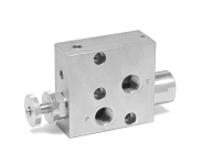 Трехлинейный регулятор потока с запорным клапаном RFP3 для моторов Danfoss OMP/OMR